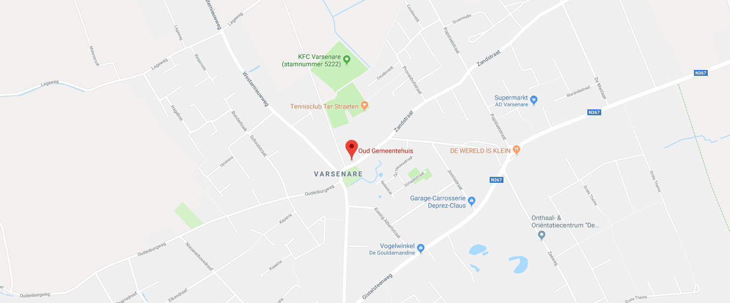 Oud Gemeentehuis Varsenare CONTACT & RESERVEREN RESERVATIE EN LIGGING